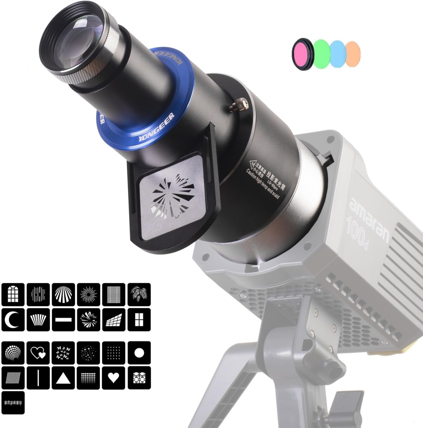 PROYECTOR O SNOOT OPTICO MONTURA BOWENS