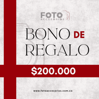 TARJETA REGALO FOTOACCESORIOS - TARJETA REGALO $200.000